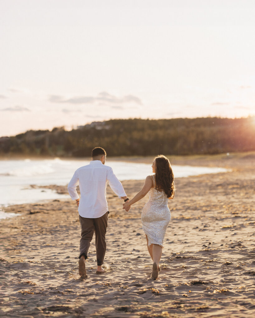 Coastal Engagement Session in Lawrencetown, N.S; Wedding photographer based in Nova Scotia; Janelle Connor Photography