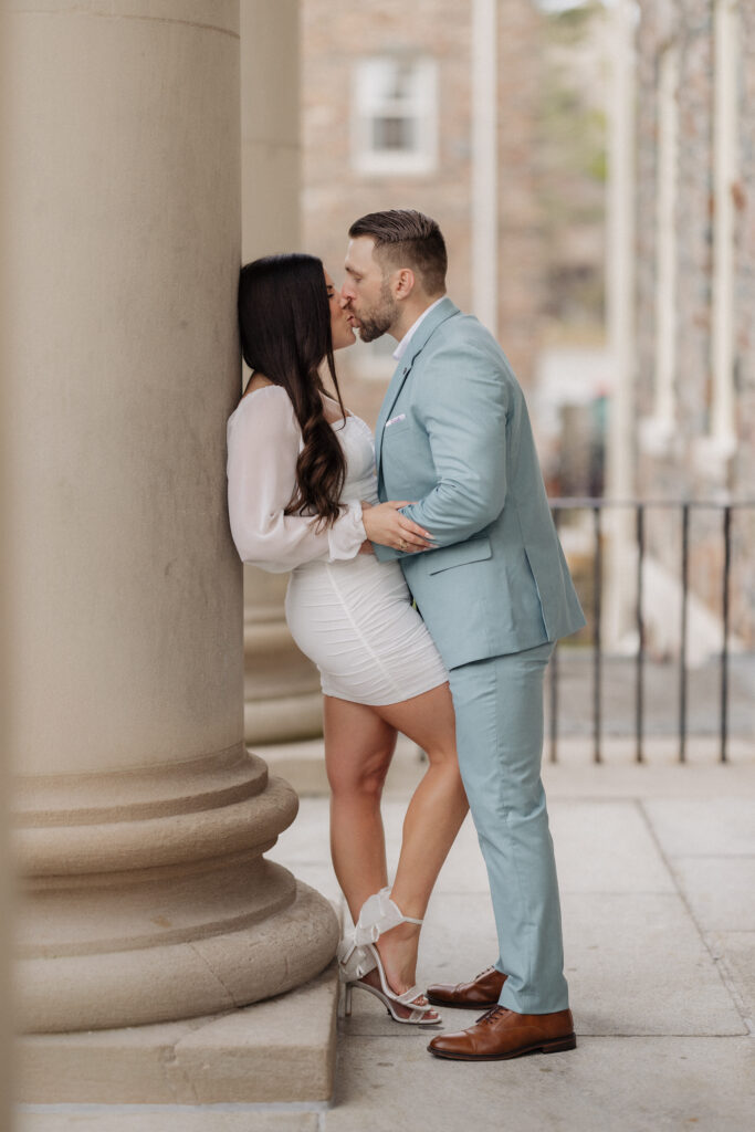 Engagement Session Captured in Downtown Halifax; Wedding photographer based in Nova Scotia; Janelle Connor Photography