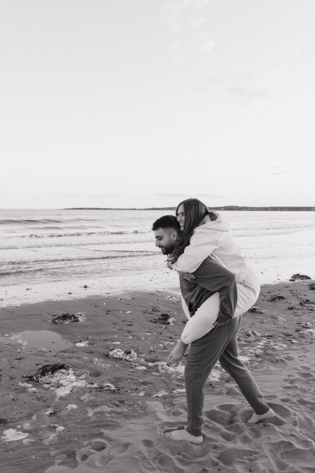 Coastal Engagement Session in Lawrencetown, N.S; Wedding photographer based in Nova Scotia; Janelle Connor Photography