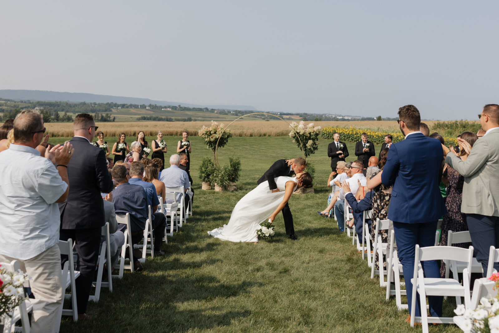 A Perfect Backyard Wedding in Port Williams; Wedding photographer based in Nova Scotia; Janelle Connor Photography