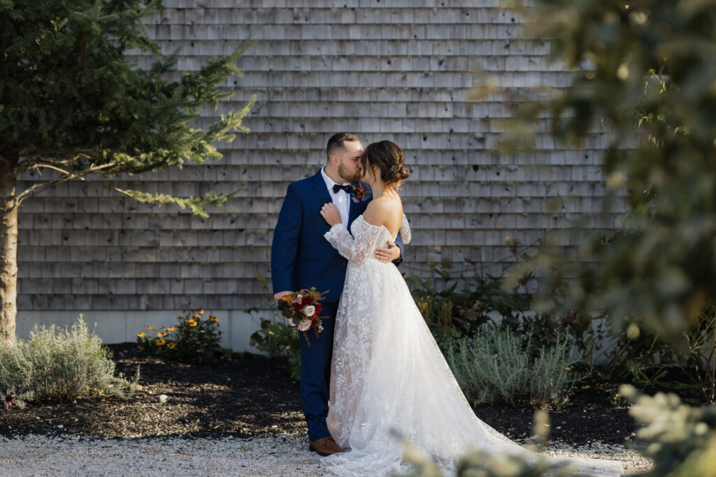 Wedding ceremony at Farm at South Cove in Lunenburg Nova Scotia