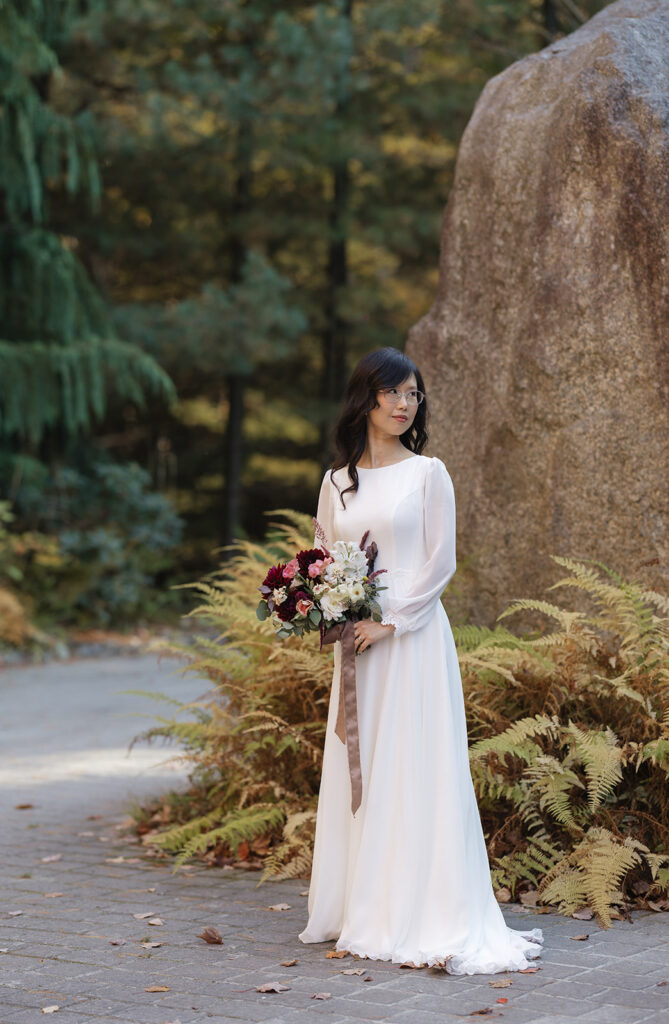 Trout Point Lodge Ceremony; Wedding photographer based in Nova Scotia; Janelle Connor Photography