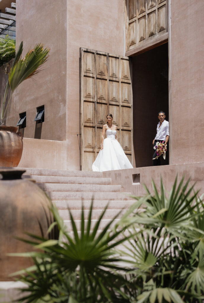 Editorial destination wedding portraits photographed by traveling wedding photographer