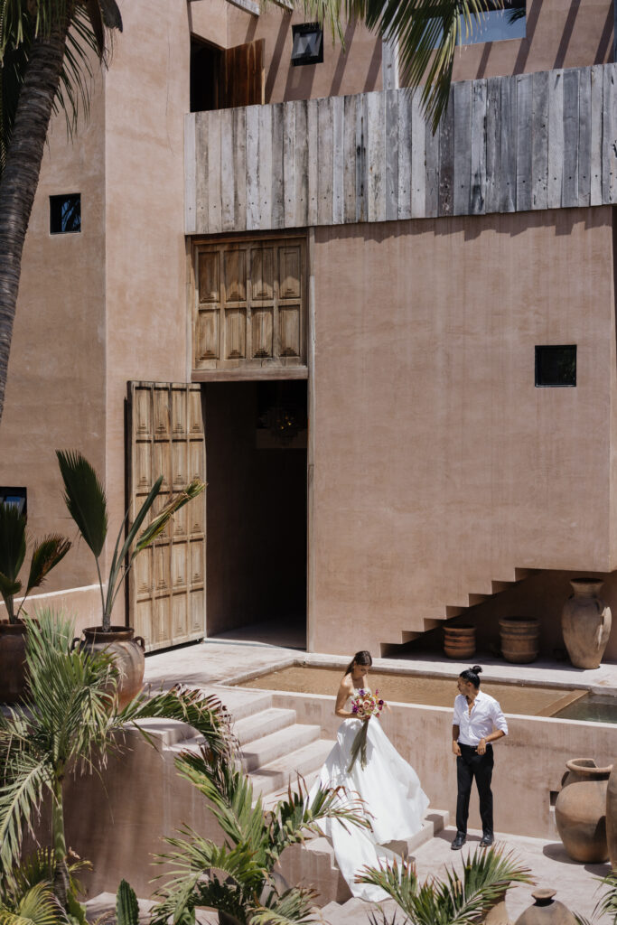 Editorial destination wedding portraits photographed by traveling wedding photographer