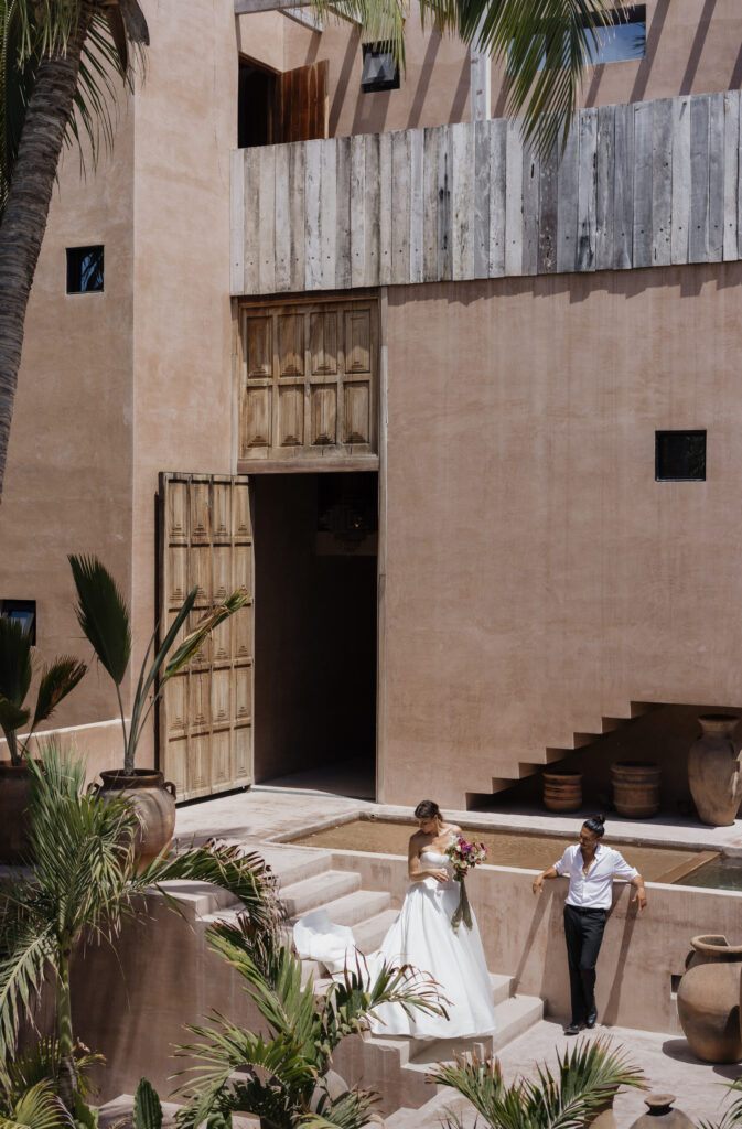 Editorial destination wedding portraits photographed by traveling wedding photographer