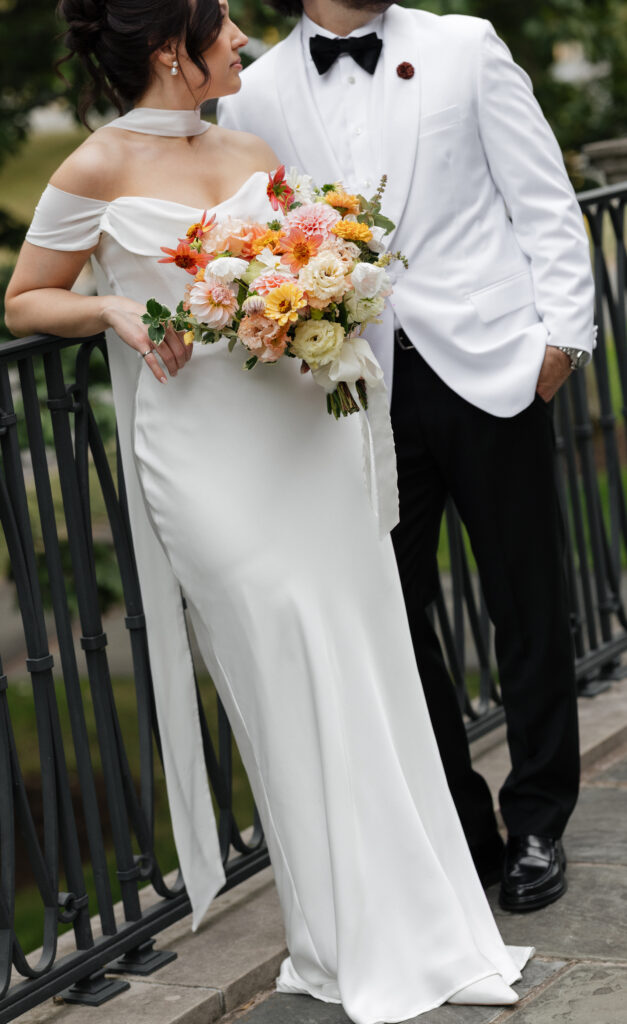 Romantic wedding portraits of bride and groom in Nova Scotia captured by Halifax wedding photographer Janelle Connor