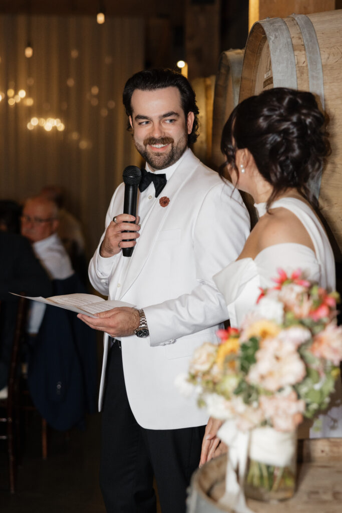 Wedding at Lightfoot & Wolfville winery in Wolfville Nova Scotia