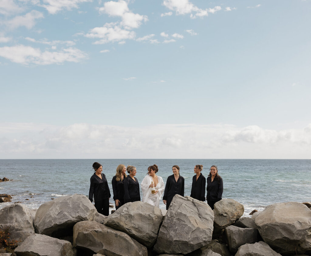 Coastal wedding portraits at White Point Beach Resort on Nova Scotia’s South Shore