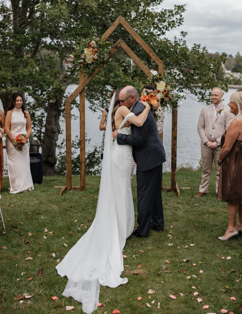 Hidden Gem Wedding Venues in Nova Scotia 2 Ceremony Saraguay House hidden gem wedding venue in Nova Scotia 