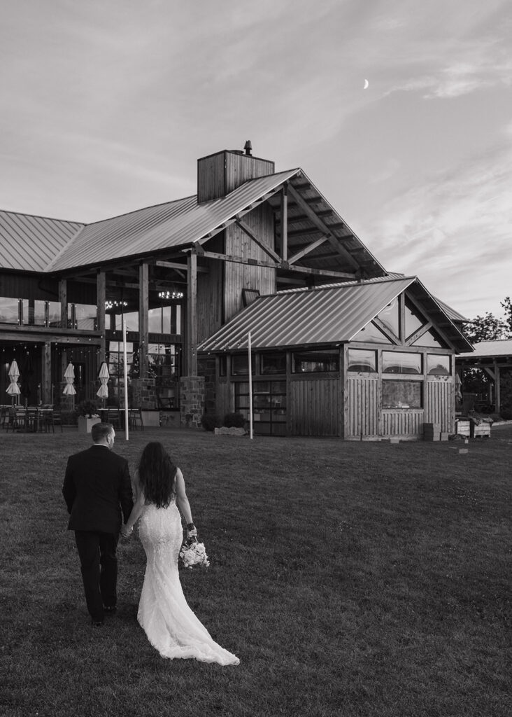 Wedding at Lightfoot & Wolfville winery in Wolfville Nova Scotia