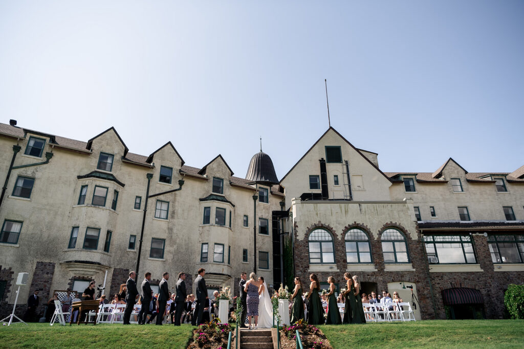 Ceremony Digby Pines hidden gem wedding venue in Nova Scotia 