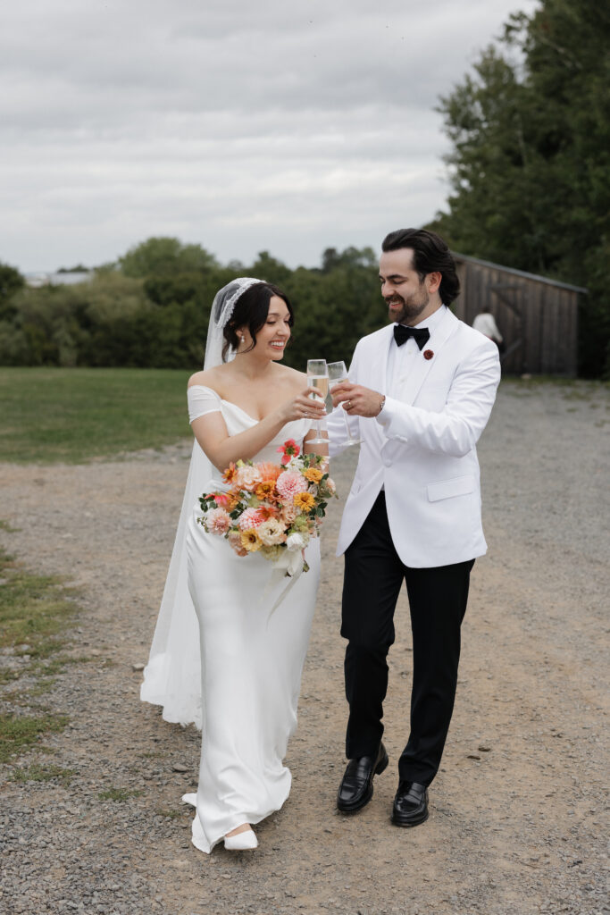 Emotional wedding ceremony moment captured by Nova Scotia wedding photographer Janelle Connor