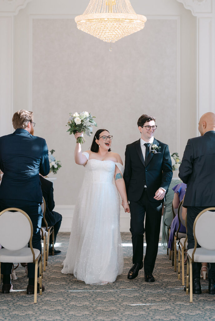 Wedding ceremony at the Lord Nelson Hotel Halifax