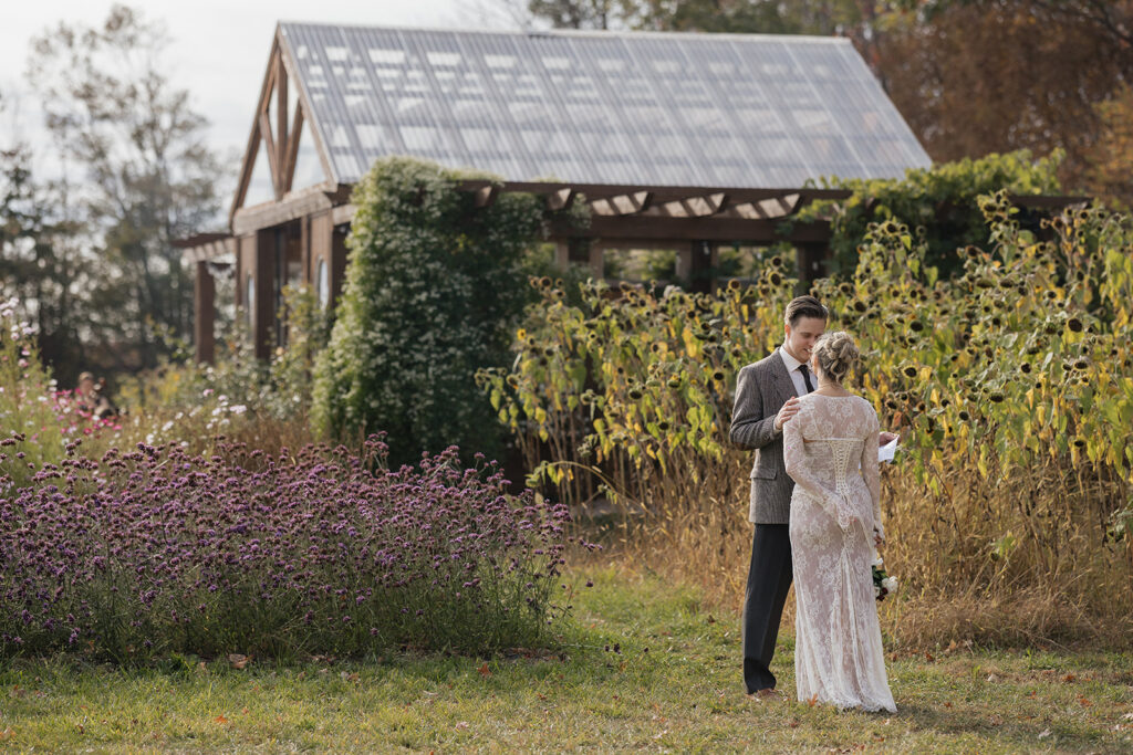 Strawberry Lane Berwick Nova Scotia barn and surrounding fields at sunset
