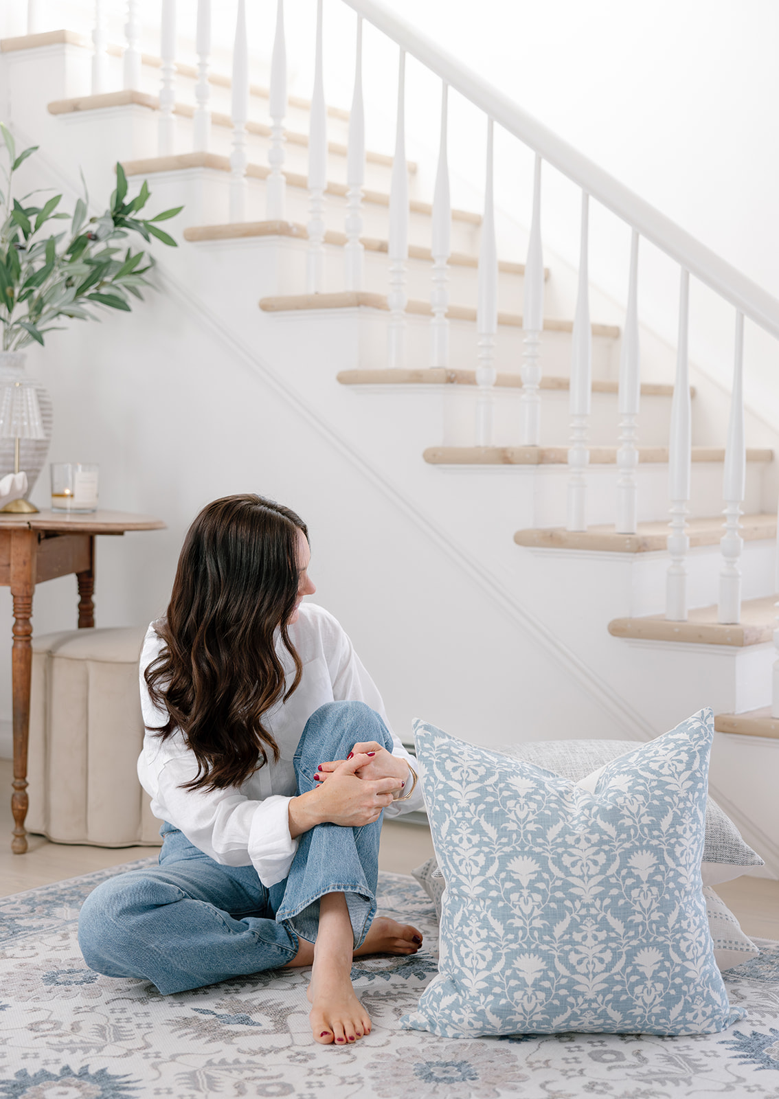 Creative branding photoshoot capturing business owner in authentic way